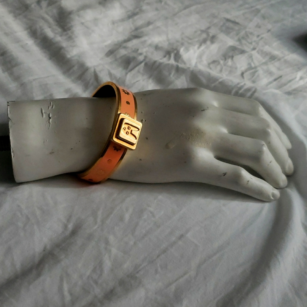KAREN WALKER PUPPY CAMP CLAMP BRACELET OS